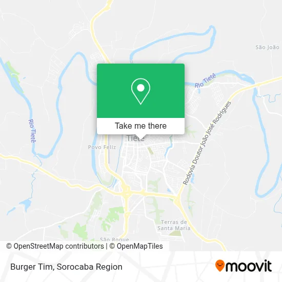 Burger Tim map