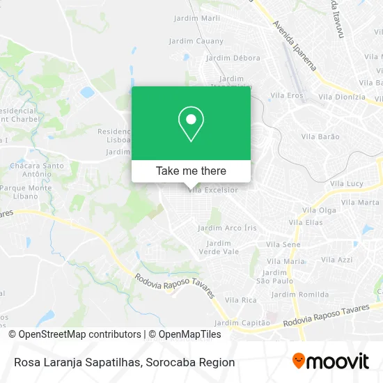 Rosa Laranja Sapatilhas map