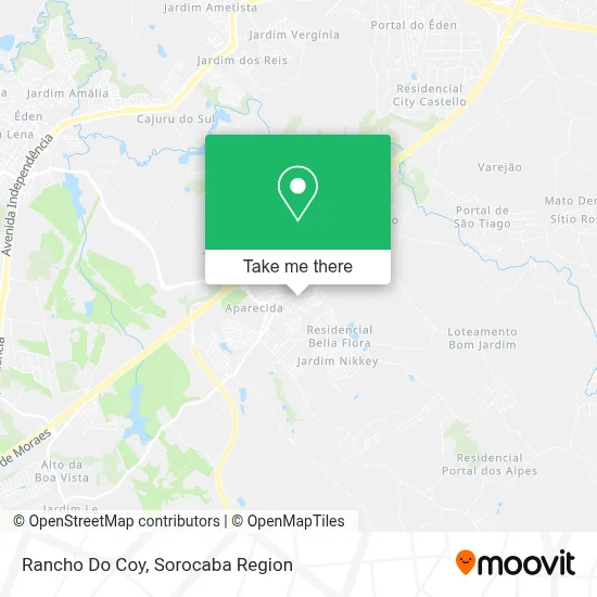 Rancho Do Coy map