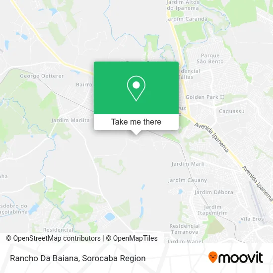 Rancho Da Baiana map