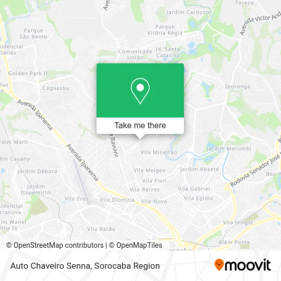 Auto Chaveiro Senna map