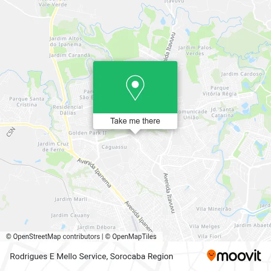 Rodrigues E Mello Service map