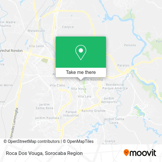 Roca Dos Vouga map