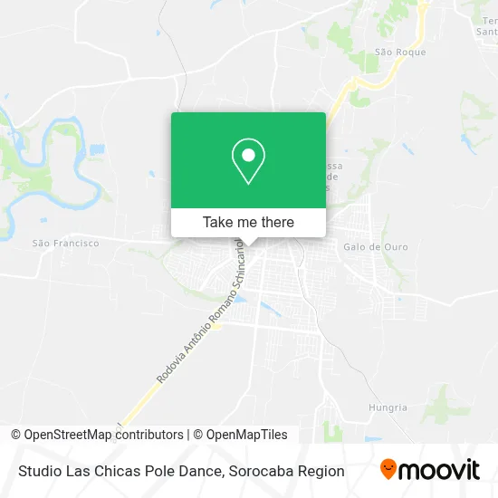 Studio Las Chicas Pole Dance map