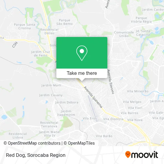 Red Dog map