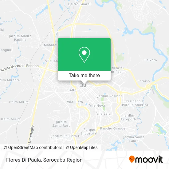 Flores Di Paula map
