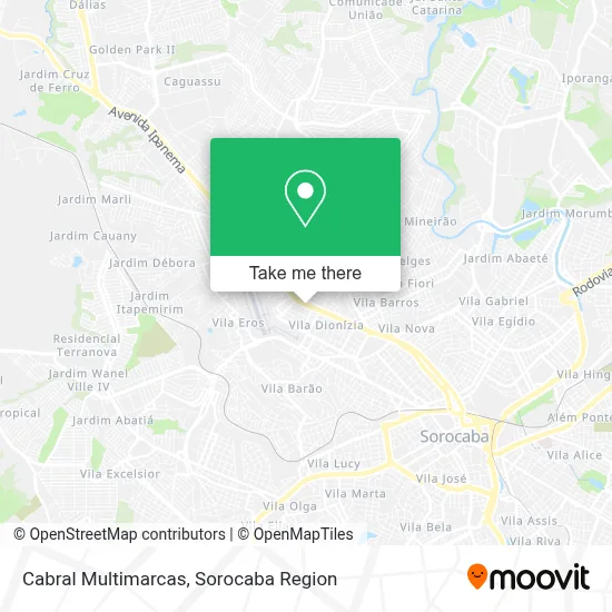 Cabral Multimarcas map