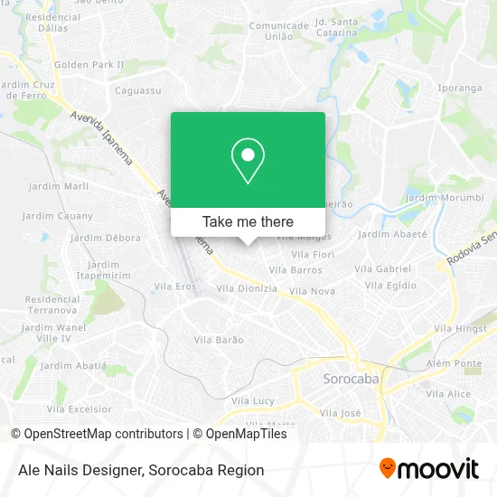Ale Nails Designer map