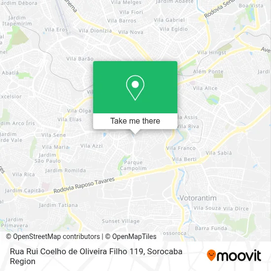 Rua Rui Coelho de Oliveira Filho 119 map
