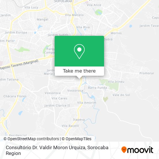 Consultório Dr. Valdir Moron Urquiza map