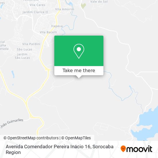 Mapa Avenida Comendador Pereira Inácio 16