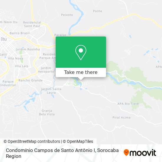 Condomínio Campos de Santo Antônio I map