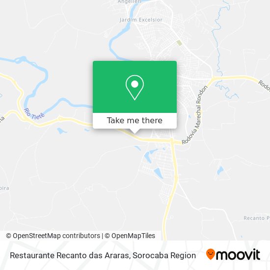 Restaurante Recanto das Araras map
