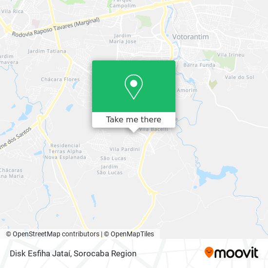 Disk Esfiha Jataí map