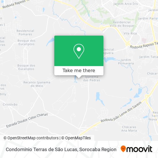 Condomínio Terras de São Lucas map