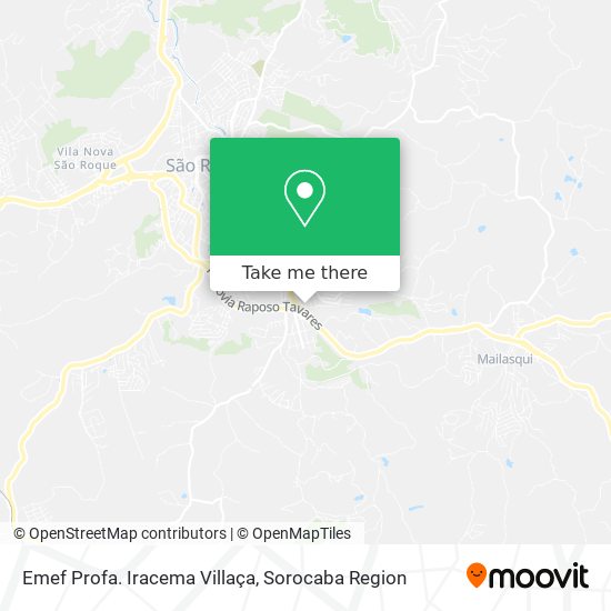 Emef Profa. Iracema Villaça map