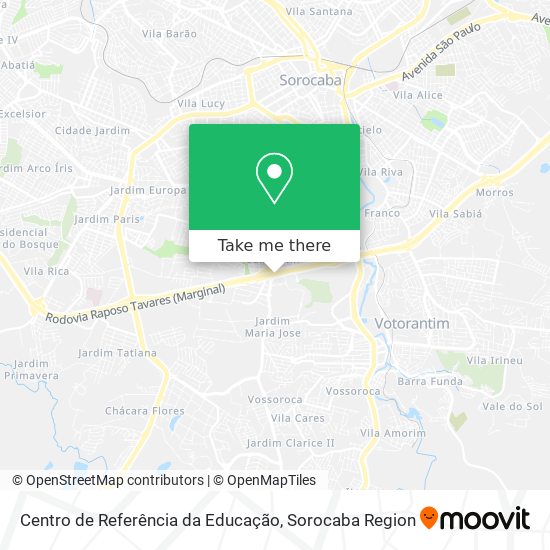 Centro de Referência da Educação map