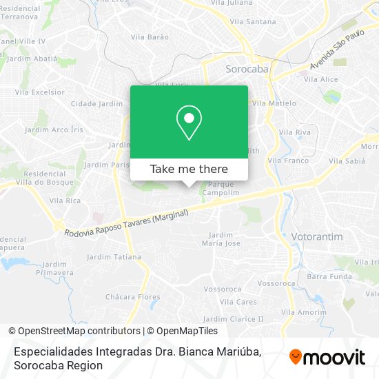 Especialidades Integradas Dra. Bianca Mariúba map