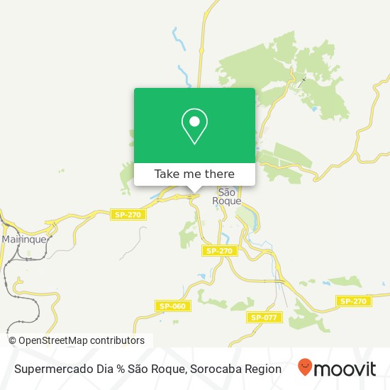 Supermercado Dia % São Roque map