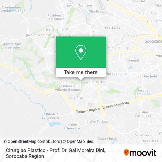 Cirurgiao Plastico - Prof. Dr. Gal Moreira Dini map