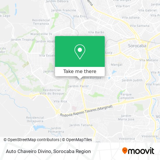 Auto Chaveiro Divino map