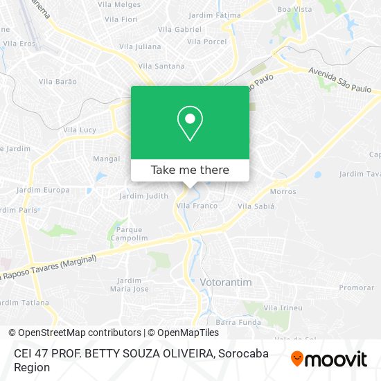 Mapa CEI 47 PROF. BETTY SOUZA OLIVEIRA