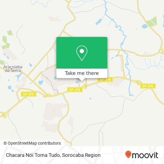 Chacara Nói Toma Tudo map