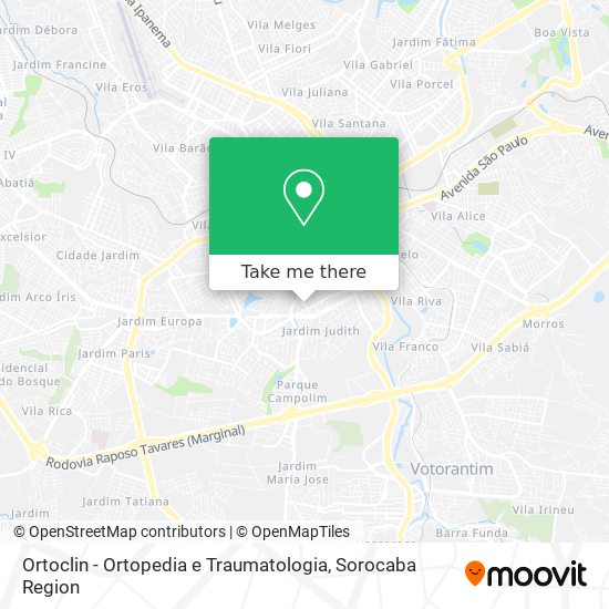 Ortoclin - Ortopedia e Traumatologia map