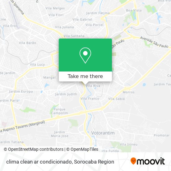 clima clean ar condicionado map