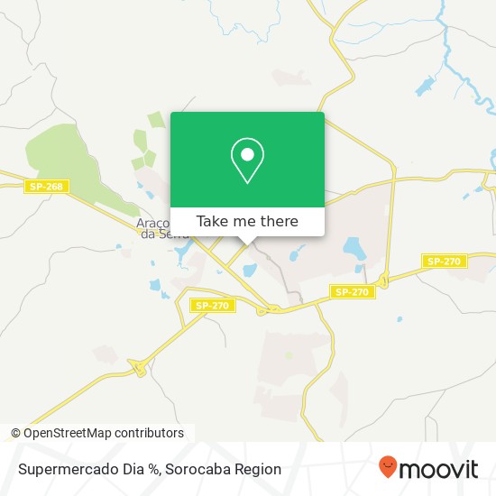 Supermercado Dia % map