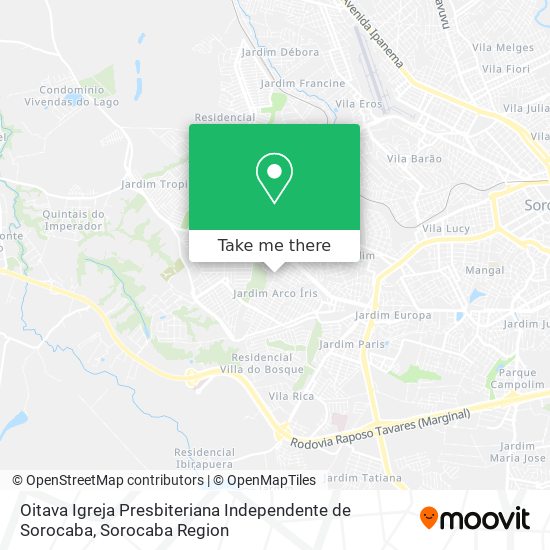 Oitava Igreja Presbiteriana Independente de Sorocaba map