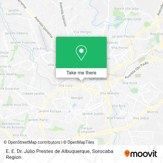 E. E. Dr. Júlio Prestes de Albuquerque map