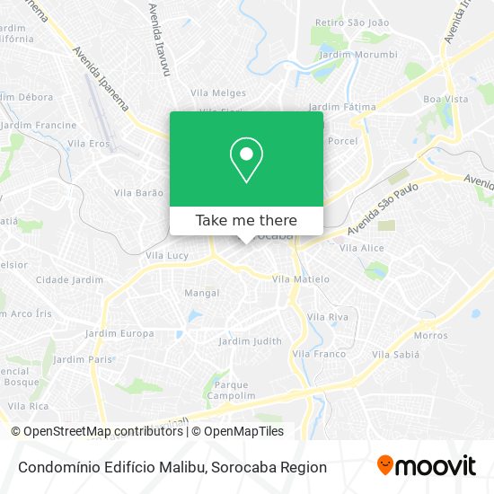 Condomínio Edifício Malibu map