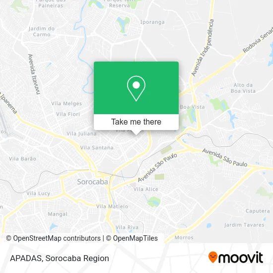 APADAS map
