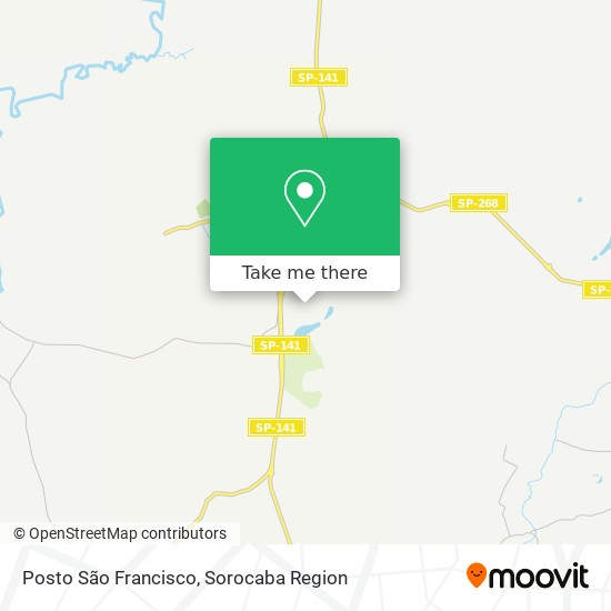 Mapa Posto São Francisco