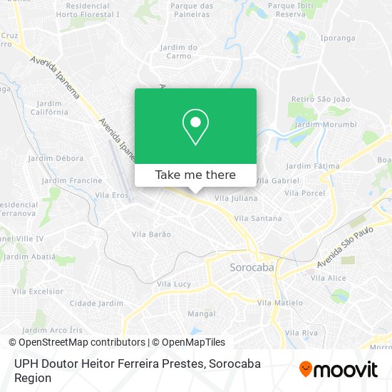 UPH Doutor Heitor Ferreira Prestes map