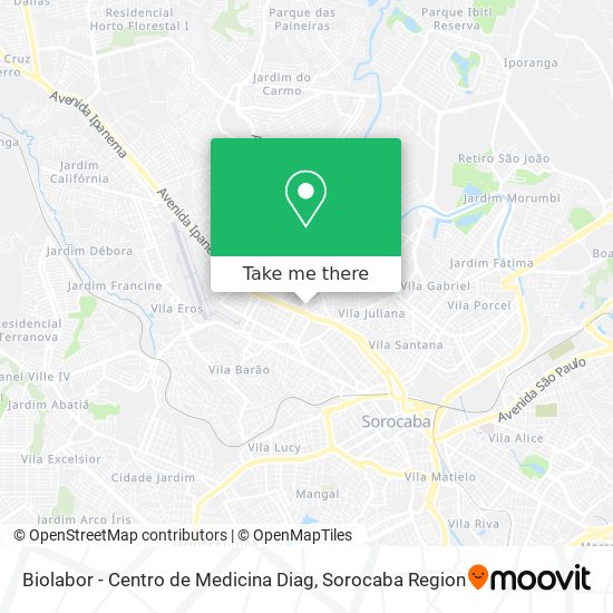 Biolabor - Centro de Medicina Diag map