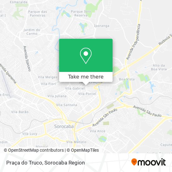 Mapa Praça do Truco