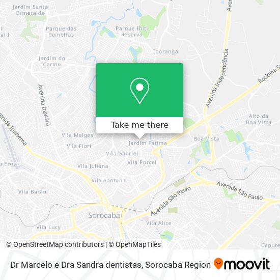 Dr Marcelo e Dra Sandra dentistas map