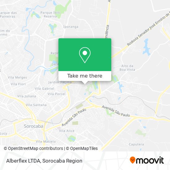 Alberflex LTDA map