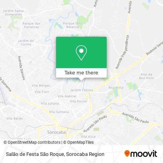 Salão de Festa São Roque map