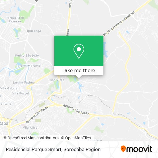 Residencial Parque Smart map