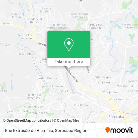 Ene Extrusão de Alumínio map