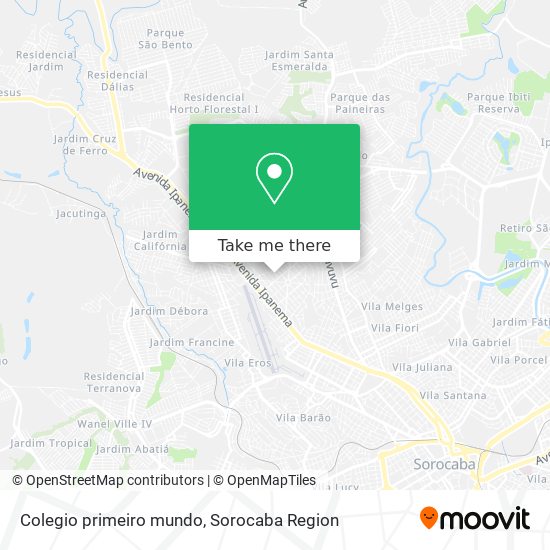 Colegio primeiro mundo map