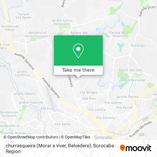 churrasqueira (Morar e viver, Belvedere) map