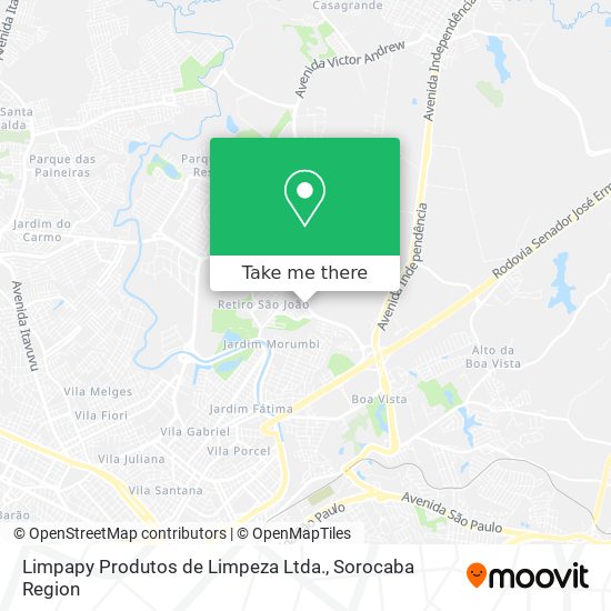 Limpapy Produtos de Limpeza Ltda. map