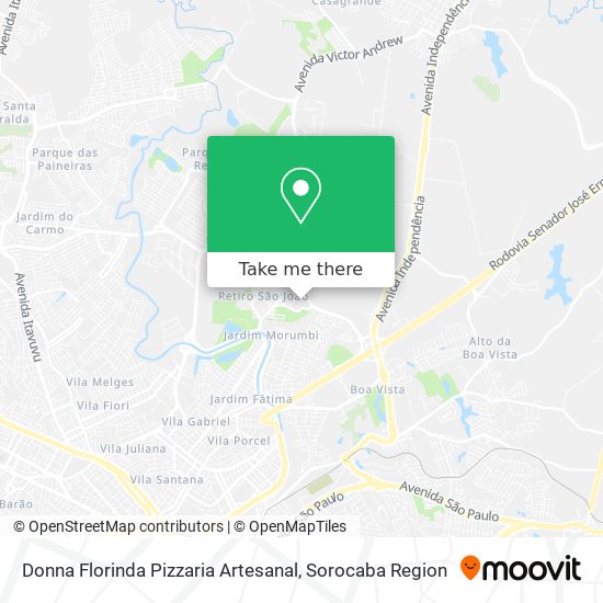 Donna Florinda Pizzaria Artesanal map