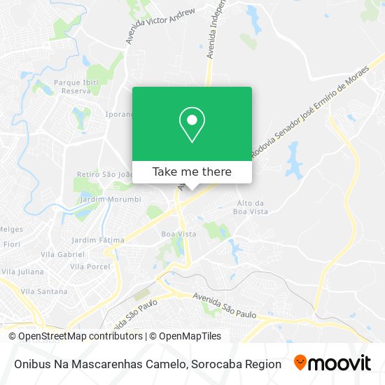 Onibus Na Mascarenhas Camelo map