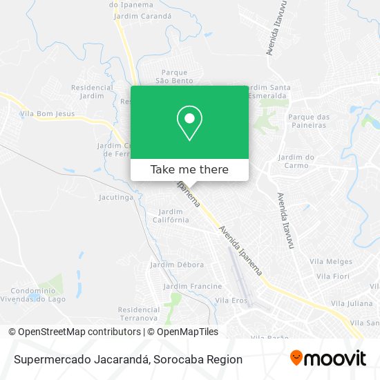 Mapa Supermercado Jacarandá