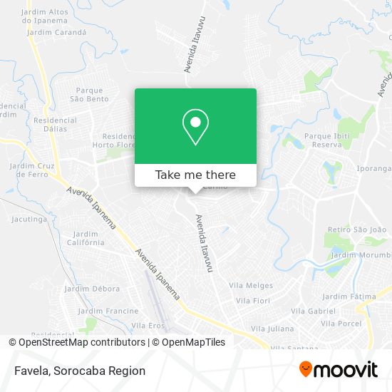 Mapa Favela